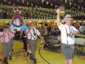 Barrel March at Oktoberfest