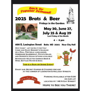 Brats & Beer @ Zion Church of the City of Baltimore